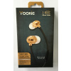 Slúchadlá HF HI-FI stereo Yookie YK180 s 3,5 mm jack gold