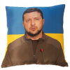 Vankúš - Vlajka Ukrajiny, prezident Zelanski, hladký vankúš (Vlajka Ukrajiny, prezident Zelanski, hladký vankúš)