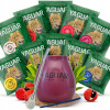 Sada Yerba Mate Yaguar 10x50g Tekvica Bombilla