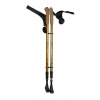 Sedco Trekové hole NORDIC WALKING ALU7075 65-140 cm (zlatá)
