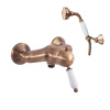 LABE - Sprchový set s batériou, Stará mosadz (Bronz) L581.5/2SM, RAV Slezák
