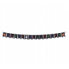 Guirca čierna girlanda Happy Halloween Fiestas 300 cm