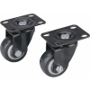 Extol Koliečka otočné s PVC obručou sada 2ks priemer 40mm