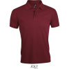 SOL's Collection Polokošile Prime Men, piqué, krátký rukáv, pánská COT25057137014-burgundy 4XL Burgundová