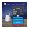 Nous A1T WiFi Smart Zásuvka s Tasmota firmvérom do 16A (4 kusy) Nous Biely EU prevedenie (Type F)
