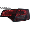 LITEC LED zadné svetlá Audi A4 Avant B7 04-08 červené/dymové