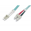 Digitus Fiber Optic Patch Cable, LC to SC, 50/125 µ, Duplex, Class OM3 3 m