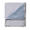 Detská luxusná obojstranná deka s Minky 80x90 cm, šedá, Baby Nellys Baby Nellys 8596309282060