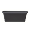 PlasticFuture Truhlík s miskou RESPON antracit, 39,2 cm