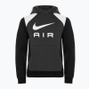 Detská mikina Nike Air s kapucňou antracit/čierna/biela/biela