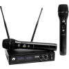 Omnitronic UHF E-FLEX 2 ručný sada bezdrôtového mikrofónu Druh prenosu:bezdrôtový kovový ukazovateľ; 13063371