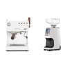 Ascaso Steel DUO PID PLUS, White&Wood + Eureka Atom 60, white