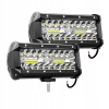 2ks 7 palcov Halogénová pracovná lampa LED osvetlenie 120W 12V24V