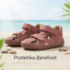 Protetika - barefoot polootvorené topánky HANA old pink-v ext. sklade