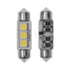 ACI LED 12V 1,78W 3x SMD bílá 5600k (patice SV8,5) (délka 36 mm) kompatibilní s CAN-BUS (blistr 2 ks) bez homologace