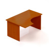 Lenza Ergonomický stôl Visio 140 x 100 cm, ľavý, čerešňa