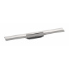 Hansgrohe RainDrain Flex Lineárny sprchový žľab s nerezovým roštom 700, ku stene, skrátiteľný, kefovaná nerezová 56050800-HG