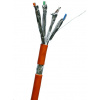 DATACOM S/FTP drát CAT7 LSOH,Eca 100m, plášť oranžový 12161
