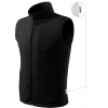 Rimeck Next Unisex fleece vesta 518 čierna 01 (brand label) L