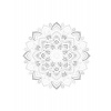 ZUTY Bodkovanie - MANDALA II Rámovanie: vypnuté plátno na rám, Rozmer: 80x100 cm