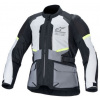 bunda ANDES AIR DRYSTAR, ALPINESTARS (světle šedá/tmavě šedá/černá/žlutá fluo, v