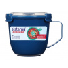 Sistema Hrnček na polievku a dusené pokrmy Microwave Large Soup Mug 900 ml 900 ml, modrá