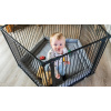 Baby Dan Univerzálna ohrádka BabyDan CombiFit 5stranná ohrádka, čierna 90cm - 350cm