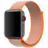Nylonový remienok pre Apple Watch (42/44/45mm) Orange Red