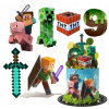 Výtlač na tortu cukrová hmota MINECRAFT MECZ