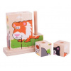 Bigjigs nasadzovacie kocky zvieratka