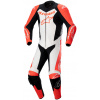 Jednodiel. kombinéza GP FORCE LURV, ALPINESTARS(červ. fluo/biela/čier., veľ. 48)