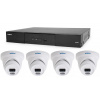 Kamerový set 1x AVTECH NVR AVH2109AX a 4x 5MPX IP Dome kamera AVTECH DGM5206SVAT + 4x Kábel UTP 1x RJ45 - 1x RJ45 Cat5e 15m ZADARMO!