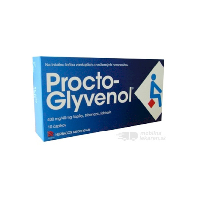 Procto-Glyvenol sup (blis.Al/PE) 1x10 ks