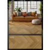 Dabex Dubová vrstvená parketa-vzor rybia kosť 11x150x665 standart triedenie, Ferra waxoil, 4V hrana