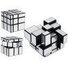 Zrkadlová kocka 3x3x3 logická kocka (Zrkadlová puzzle + Rubik's Cube stojan)