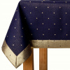 Obrús na stôl - Fain -rezistentný obrus 280 x 140 cm (Pathe-rezistentná námornícka modrá obrus 6348-3047 140x280 cm)