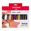 Súprava akrylových farieb Amsterdam Standard Portrait 6 x 120 ml