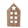 daan kromhout Zlatý antik cementový svietnik domček House Gold - 19*12*33 cm - daan kromhout