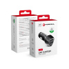 FORCELL F-ENERGY Carbon CC50-2A nabíjačka do auta 2 x USB A QC3.0 3A 36W čierna