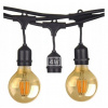 Vonkajšia dekoračná reťaz GIRLANDA - Garden Garland 30m + LED 4W G80 AMBER E27 ⌀8cm (Vonkajšia dekoračná reťaz GIRLANDA - Garden Garland 30m + LED 4W G80 AMBER E27 ⌀8cm)