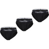 Calvin Klein HIP BRIEF 3PK čierna,biela Pánske slipy L