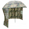 NGT Camo Brolly with Side Sheet 2,2 m