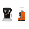 Ascaso Dream PID, Dark Black + Eureka Mignon Specialita, CR orange