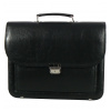 Aktovka REAbags 7416 - černá/nikl - 15 L