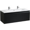 Laufen Pro S - Skrinka s dvojumývadlom, 120x53x50 cm, 1 zásuvka, wenge H8609684231071