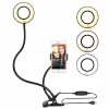 LED prstencová lampa Apexel APL-FL04BK