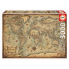 Puzzle Map of the World Educa 3000 dielov a Fix lepidlo