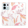 Flip pouzdro iSaprio - Xiaomi Redmi Note 13 Pro 5G / Poco X6 5G - Ornamental Flowers - kapsičky na karty (Knížkový flip kryt, obal, pouzdro iSaprio na mobil Xiaomi Redmi Note 13 Pro 5G / Poco X6 5G -