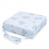 Detský podsedák na stoličku New Baby BASIC Bear blue