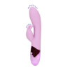 Shots Loveline Ultra Soft Silicone Rabbit Vibrator Exotic Fucshsia silikónový vibrátor na bod G a klitoris 21 x 3,8 cm
